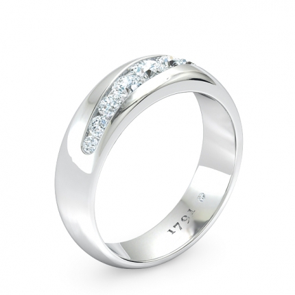 Custom Ignite Design Diamond Ring in Platinum 950 AU - Main View